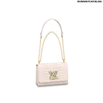 Louis Vuitton Twist MM Bag in Latte Matte