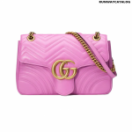 Gucci Re-Edition GG Marmont Medium Bag In Pink