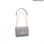 Louis Vuitton Twist MM Bag in Cloudy Gray