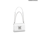 Louis Vuitton Twist MM Bag in White