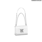 Louis Vuitton Twist MM Bag in White