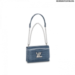 Louis Vuitton Twist MM Bag in Ocean Blue