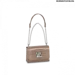 Louis Vuitton Twist MM Bag in Brown