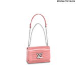 Louis Vuitton Twist MM Bag in Rose Tourmaline Pink