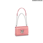 Louis Vuitton Twist MM Bag in Rose Tourmaline Pink