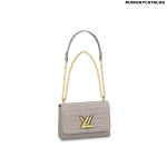 Louis Vuitton Twist MM Bag in Matte Brown