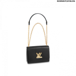 Louis Vuitton Twist MM Bag in Black