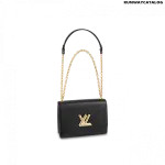 Louis Vuitton Twist MM Bag in Black