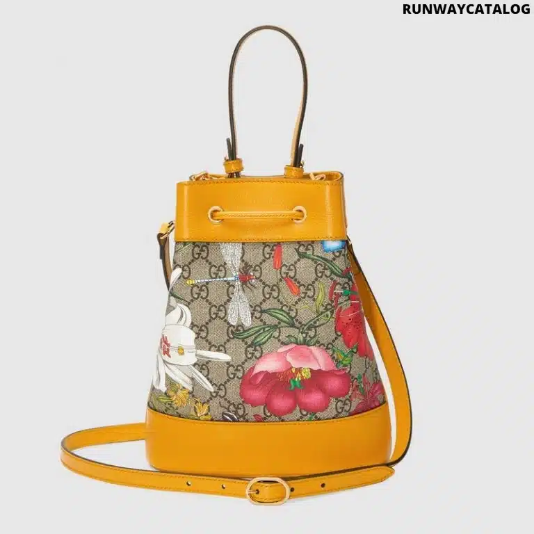 Gucci Ophidia GG Flora small bucket bag - Image 2