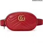 Gucci GG Marmont Matelasse Leather Belt Bag