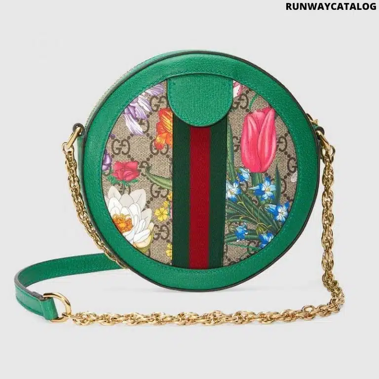 Gucci Ophidia GG Flora mini round shoulder bag - Image 2