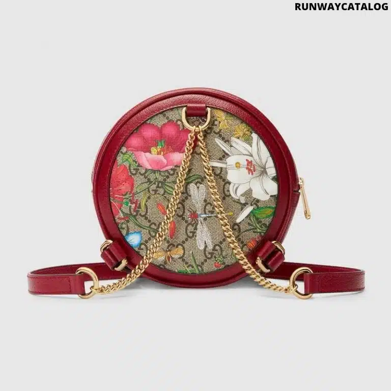 Gucci Ophidia GG Flora mini round shoulder bag - Image 2