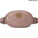 Gucci GG Marmont Matelasse Leather Belt Bag