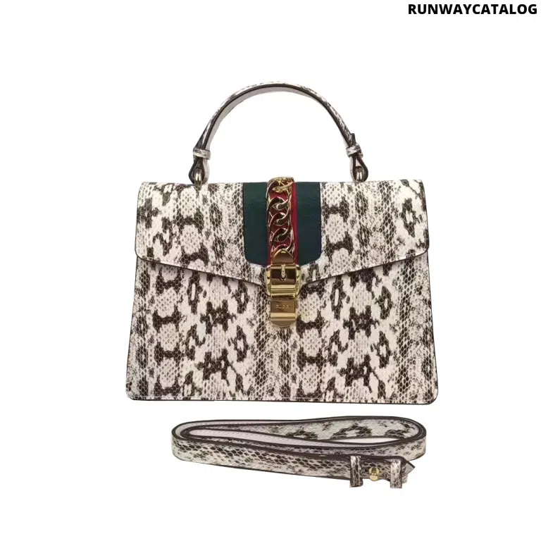 Gucci Medium snakeskin Top Handle Bag