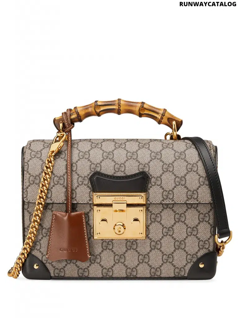 Gucci Padlock GG small bamboo shoulder bag - Image 3