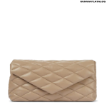 SAINT LAURENT Sade Puffer quilted leather clutch