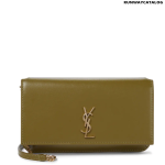 SAINT LAURENT Leather iPhone crossbody bag