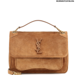 SAINT LAURENT Niki Medium suede shoulder bag