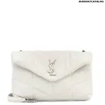 SAINT LAURENT Loulou Puffer Mini leather shoulder bag