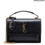 SAINT LAURENT Medium Sunset Monogram leather shoulder bag