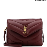 SAINT LAURENT Toy Loulou leather shoulder bag