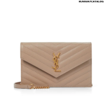 SAINT LAURENT Envelope Small leather shoulder bag