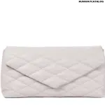 SAINT LAURENT Sade Puffer quilted leather clutch