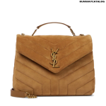 SAINT LAURENT Loulou Small suede shoulder bag