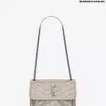 YSL NIKI Baby in crinkled vintage leather Bag