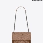 YSL NIKI Baby in crinkled vintage leather Bag