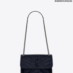 YSL NIKI Baby in crinkled vintage leather Bag