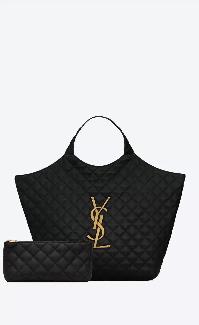 YSL icare maxi shopping bag in quilted lambskin - Image 4