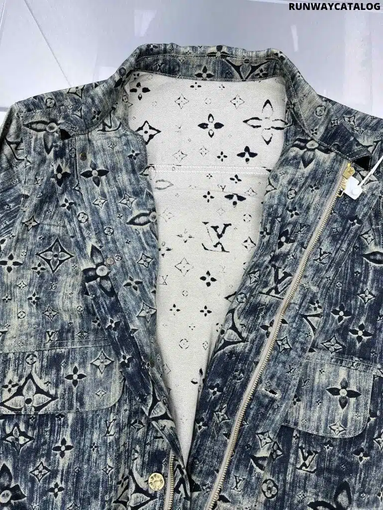 Tapestry Monogram Tailored Denim Jacket - Image 4