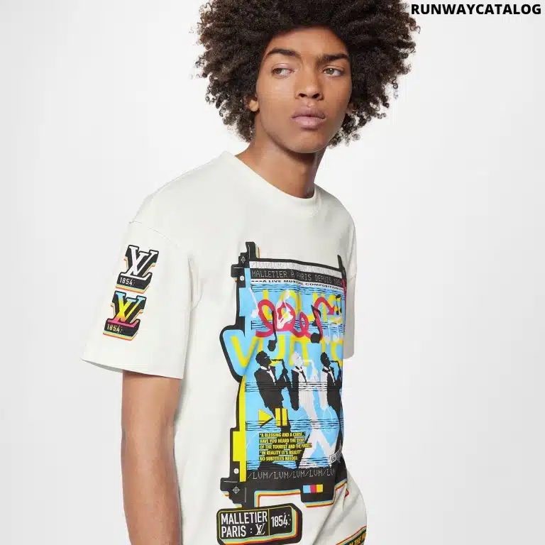 LV Jazz Flyers Short-Sleeved T-Shirt - Image 3