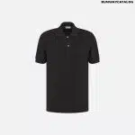 CD ICON POLO SHIRT Black Cotton Piqué