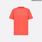 RELAXED-FIT T-SHIRT Coral Cotton Jersey