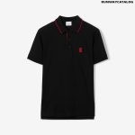 Icon Stripe Placket Cotton Piqué Polo Shirt