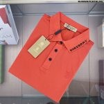 Embroidered Cotton Lapel Polo Shirt