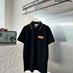 Logo capsule Cotton Piqué Polo Shirt Black