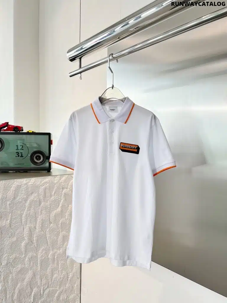 Logo capsule Cotton Piqué Polo Shirt White