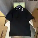 Burberry Collar Cotton Polo Shirt Black