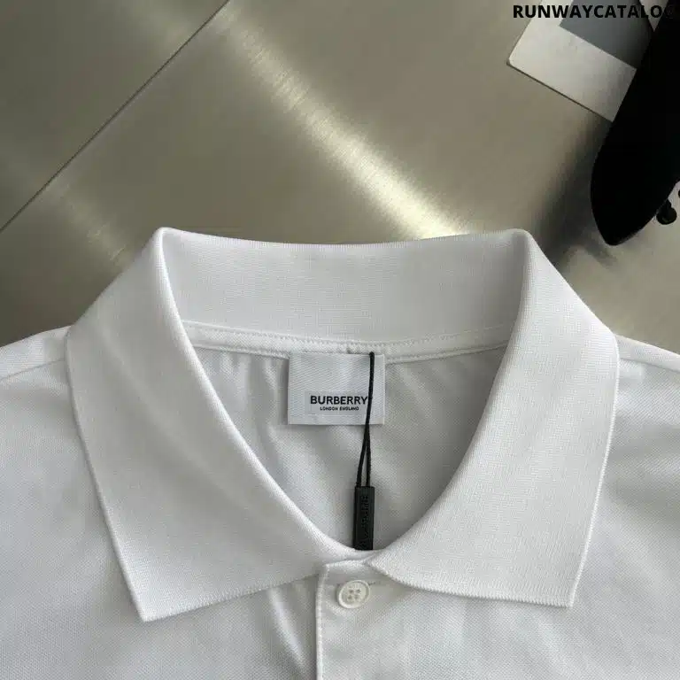 Burberry Logo Lapel Polo Shirt - Image 4