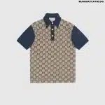 GUCCI | Maxi GG silk cotton polo