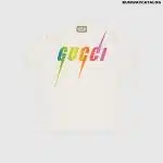 GUCCI PRINT COTTON T-SHIRT