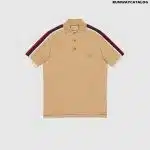 COTTON JERSEY POLO SHIRT WITH WEB