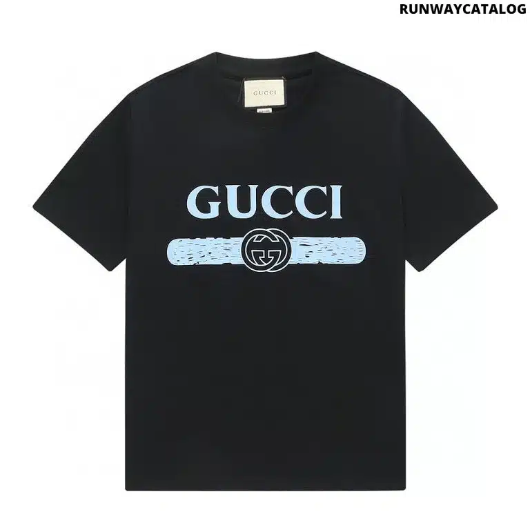 OVERSIZE BLACK GUCCI T-SHIRT