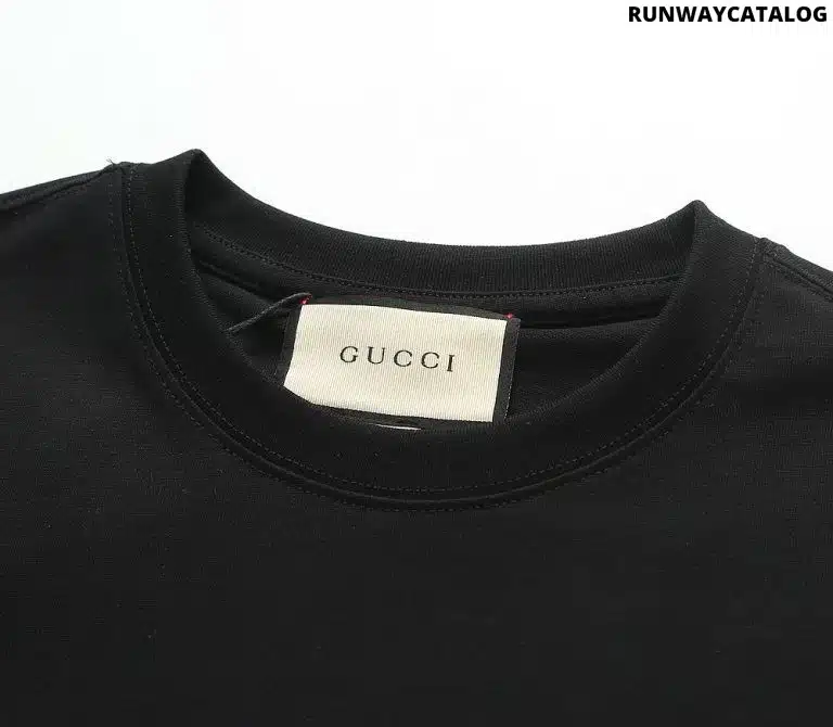 OVERSIZE BLACK GUCCI T-SHIRT - Image 3