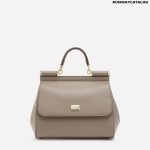 MEDIUM SICILY HANDBAG IN DAUPHINE LEATHER