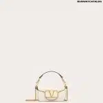 LOCÒ MICRO BAG IN CALFSKIN LEATHER WITH CHAIN