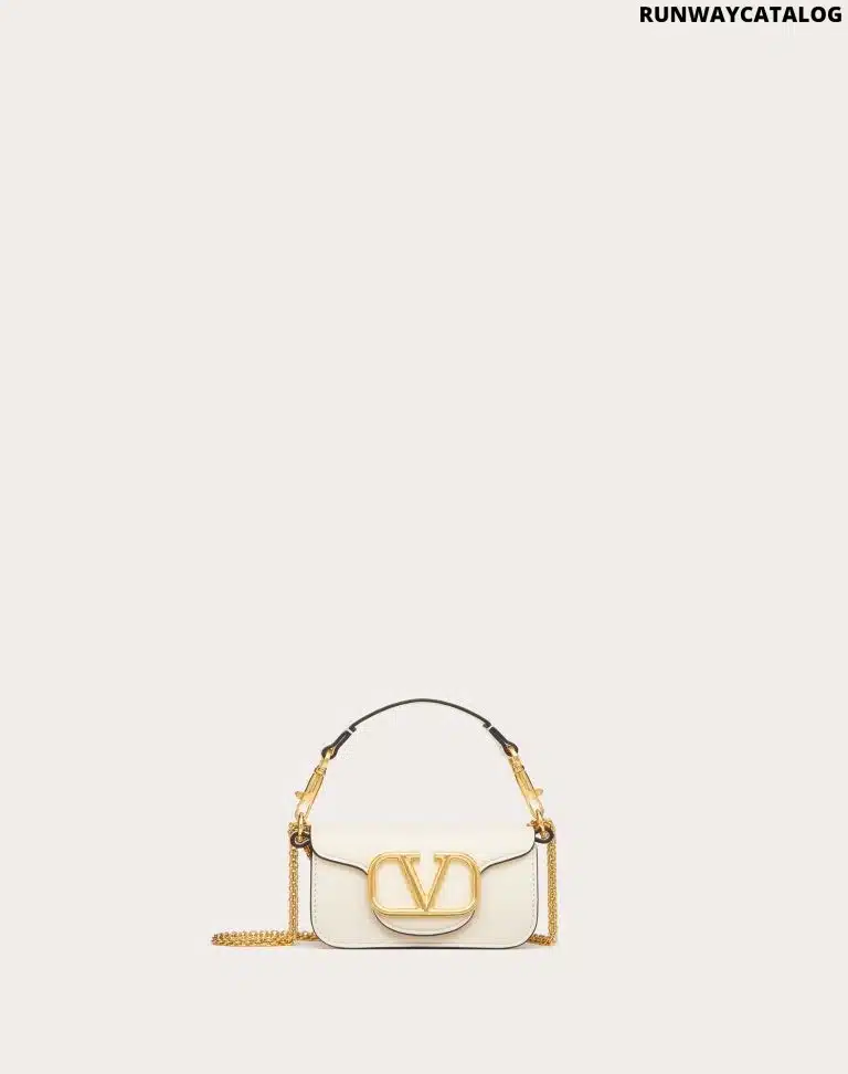 LOCÒ MICRO BAG IN CALFSKIN LEATHER WITH CHAIN